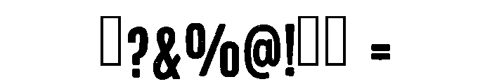 Sunday Grunge Regular Font OTHER CHARS
