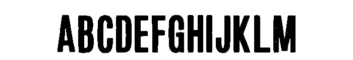 Sunday Grunge Regular Font UPPERCASE