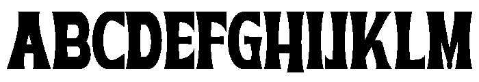 Sunday Hearty Regular Font UPPERCASE