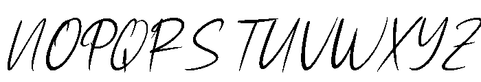 Sunday Holly Italic Font UPPERCASE