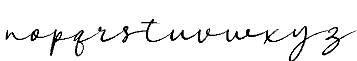 Sunday Holly Italic Font LOWERCASE