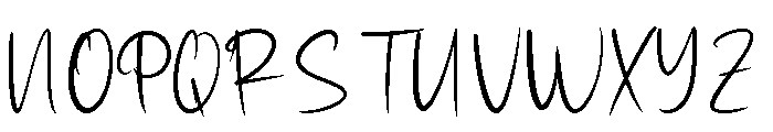 Sunday Holly Font UPPERCASE