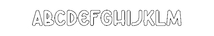 Sunday Honey Font UPPERCASE