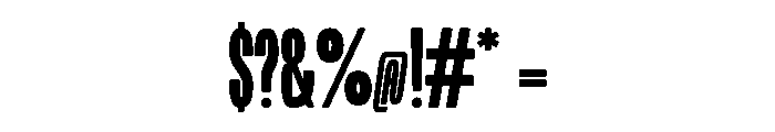 Sunday Hungry Regular Font OTHER CHARS