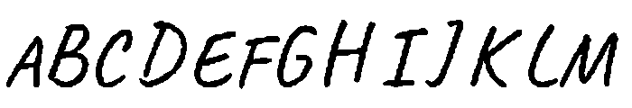 Sunday Ink Regular Font UPPERCASE