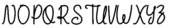 Sunday Inspired Script Font UPPERCASE