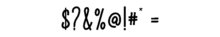 Sunday Inspired Font OTHER CHARS