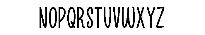 Sunday Inspired Font LOWERCASE