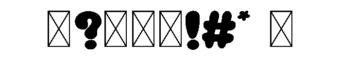 Sunday Jingle Font OTHER CHARS