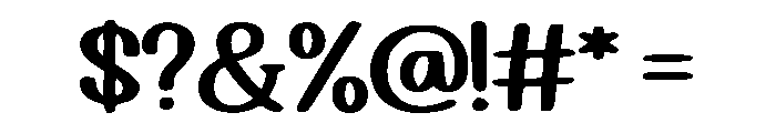 Sunday Juice Regular Font OTHER CHARS