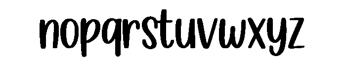 Sunday Juice Regular Font LOWERCASE