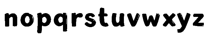 Sunday Latte Font LOWERCASE