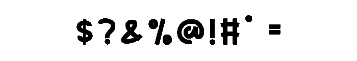 Sunday Milkshake Font OTHER CHARS