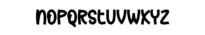 Sunday Milkshake Font LOWERCASE