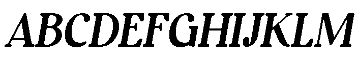 Sunday Monare Italic Font UPPERCASE