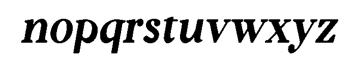 Sunday Monare Italic Font LOWERCASE
