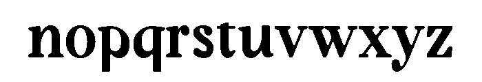 Sunday Monare Regular Font LOWERCASE