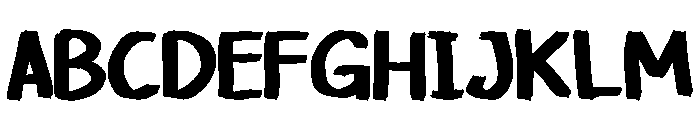 Sunday Monday Regular Font UPPERCASE