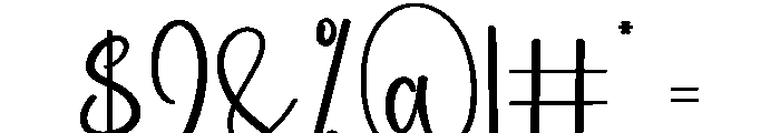 Sunday Newyear Font OTHER CHARS