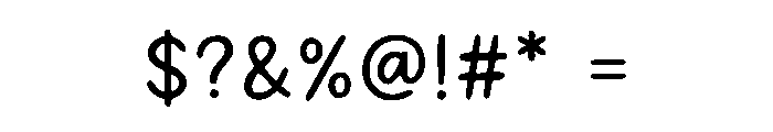Sunday Notebook Font OTHER CHARS