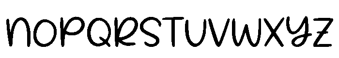 Sunday Notebook Font UPPERCASE