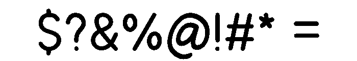 Sunday Notes Font OTHER CHARS
