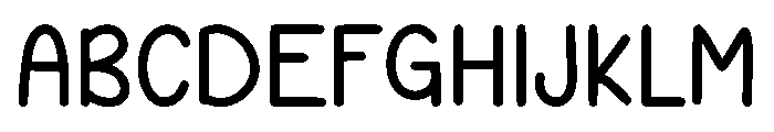 Sunday Notes Font UPPERCASE