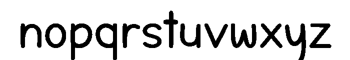 Sunday Notes Font LOWERCASE