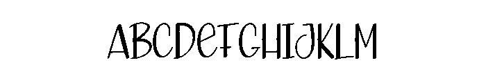 Sunday Ornament Font UPPERCASE