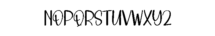 Sunday Ornament Font LOWERCASE