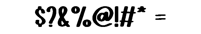 Sunday Planner Regular Font OTHER CHARS