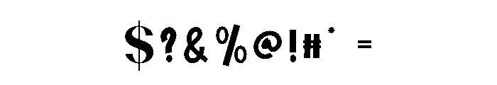Sunday Planner Font OTHER CHARS