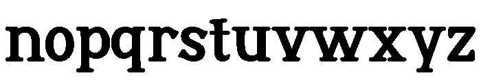 Sunday Reaction Font LOWERCASE