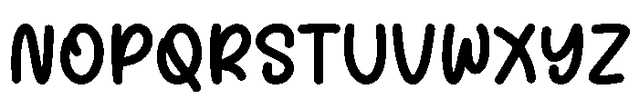 Sunday Romantic Font UPPERCASE