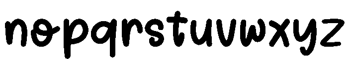 Sunday Romantic Font LOWERCASE
