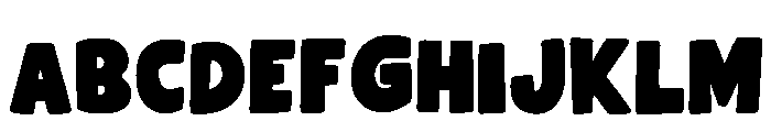 Sunday School Regular Font UPPERCASE