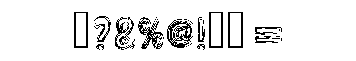 Sunday Sketch Regular Font OTHER CHARS