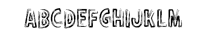 Sunday Sketch Regular Font UPPERCASE