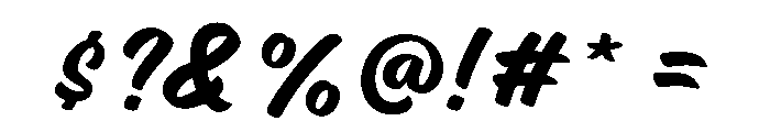 Sunday Thesso Font OTHER CHARS