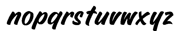 Sunday Thesso Font LOWERCASE