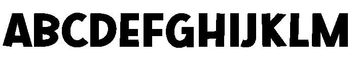 Sunday Wobble Regular Font UPPERCASE