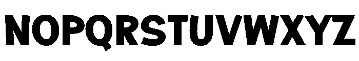 Sunday Wobble Regular Font UPPERCASE