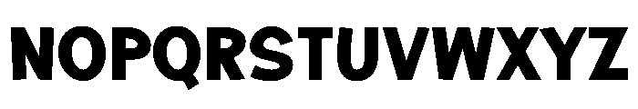 Sunday Wobble Regular Font LOWERCASE