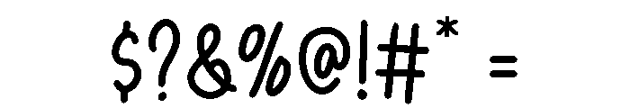 SundayChalks-Regular Font OTHER CHARS