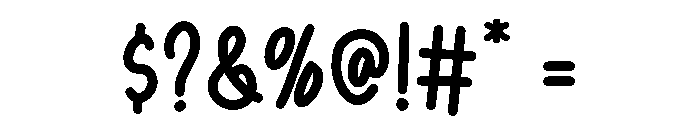 SundayChalksBold-Regular Font OTHER CHARS