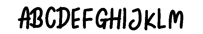 SundayChalksBold-Regular Font UPPERCASE