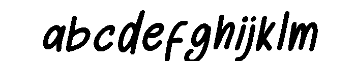 SundayChalksBoldSlant-Regular FONT