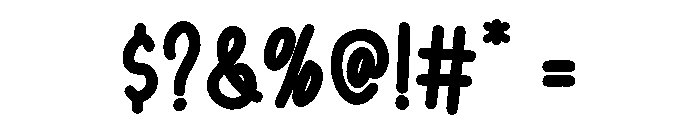 SundayChalksExtraBold-Regular Font OTHER CHARS