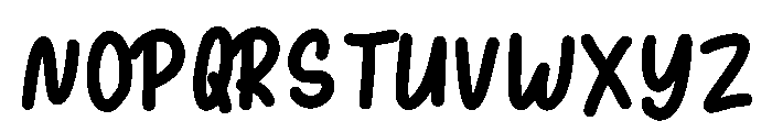 SundayChalksExtraBold-Regular Font UPPERCASE