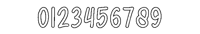 SundayChalksOutline-Regular Font OTHER CHARS